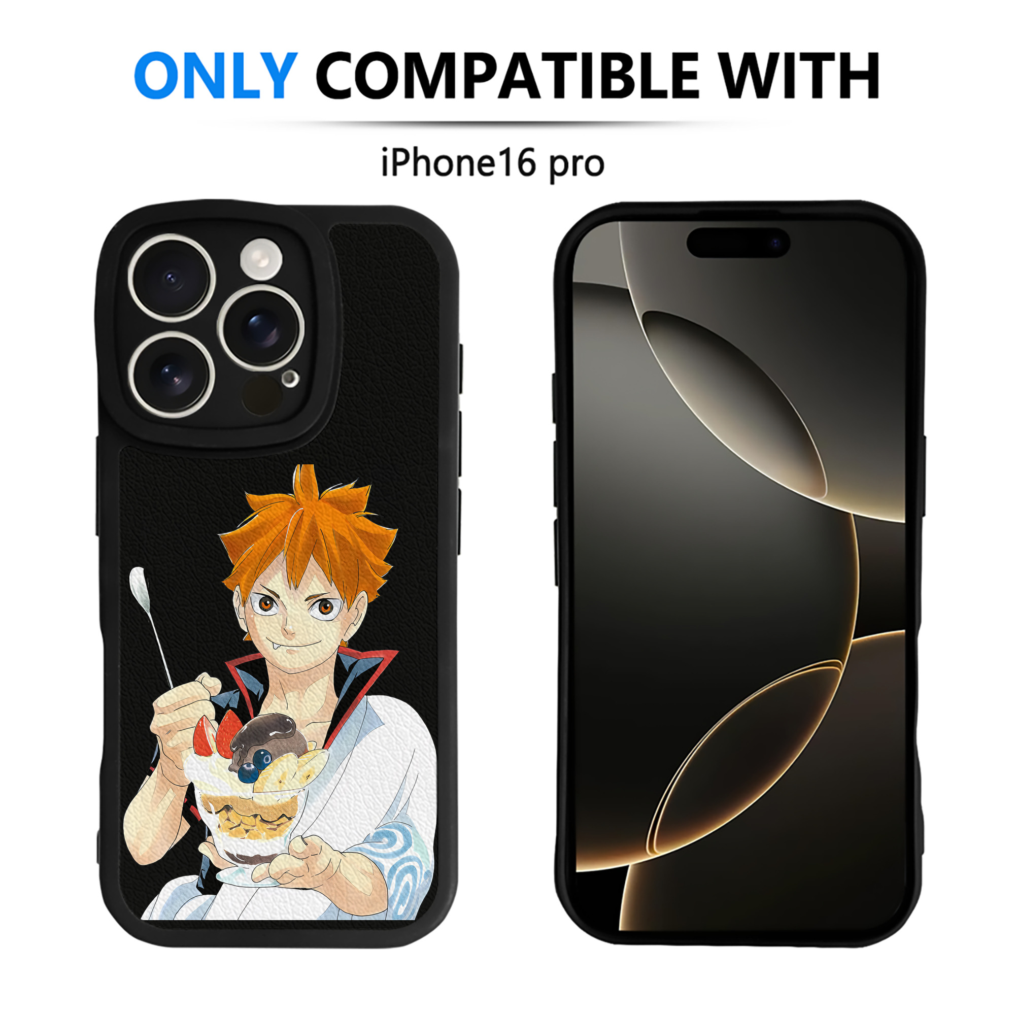 （画像用） ハイキュー!! Haikyu!! 【iPhone 16シリーズ対応】シリコンスマホケース（レザー調） 材質：シリコン
